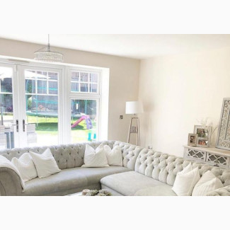 Luxury Chesterfield Lshape Sofa Chair - Home Interiors