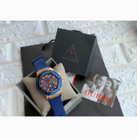 GUESS Men#039;s Rigor Multi Dial Silicon Strap Watch W0247G3