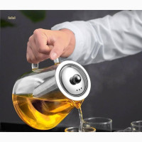 Glass Teapot With Mesh Infuser