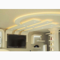 Stylish POP Design with Wall Design and Pop Pillar