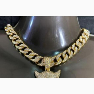 Iced Out Cuban Link Chain Gold / Silver Available