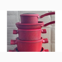 5 Set Non Stick Cookware With Ceramic Coating