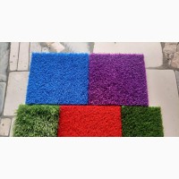 Blue, Yellow, Red, Green Artificial Grass