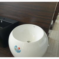 Brand New Master Walk Hung Egg Shape Basin