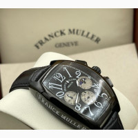 Frank Muller Black Leather Watch