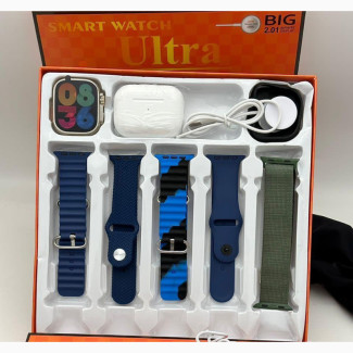 Ultra Smart Watch 12 + 1 Airpod Pro Combo - Brand New