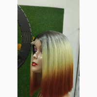 3 Tone Bob Wig 80per Human Hair Is Not Synetitic