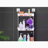 Wall Mounted Bathroom Shelf Organizer - 3 Tiers