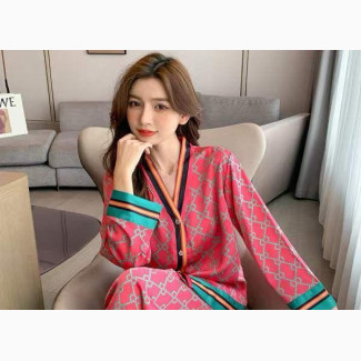 Luxury Silk Lounge Pink Wear