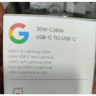 Google Pixel 30w Cable Usb C to USB C