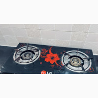 LG Glass Top Gas Cooker - Used