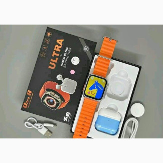 Ultra 8 Smart Watch+Airpod+Charger
