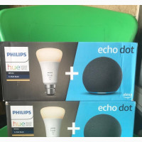 AMAZON ECHO DOT 4th No Gen Plus Philips Smart Bulb