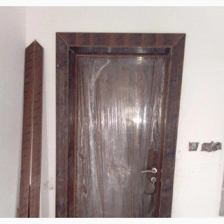 Strong HDF Door With Frame, Architraves and Lock