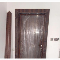 Strong HDF Door With Frame, Architraves and Lock