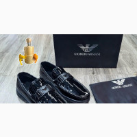 Giorgio Armani Patent Shoe Loofers