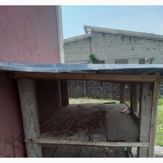 2-Step Wooden Chicken Cage