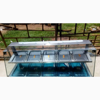 5ft Food and Snacks Warmer Display Machine 10plates A0