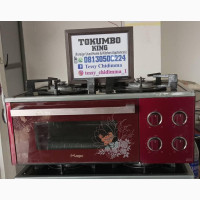 Foreign Used 3 Burner Oven and Grill With Glass Top