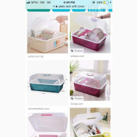 Plastic Plate Rack With Cover