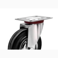 Rubber Swivel Caster Wheel With Brake - 4pcs 2pcs Have Brake