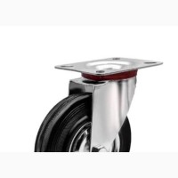 Rubber Swivel Caster Wheel With Brake - 4pcs 2pcs Have Brake