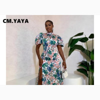 Ladies Print Gown