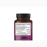 Vinia Resveratrol 30 Capsules Boost Nitric Oxide Production