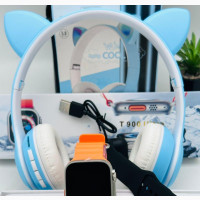 New Stock Alert !! Smartwatch T900 Ultral+ Cat Headset