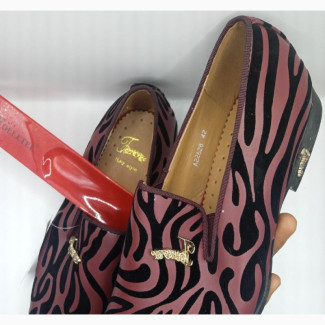 Trendy Folletel Men#039;s Shoes - Black and Wine Colored