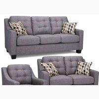 Set of Quality Fabric Sofa