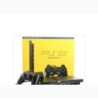 Sony PS2 Slim Console+2 Pads With 8GB Memory and 15 Games