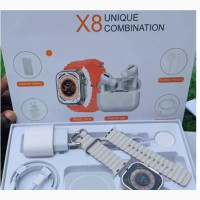 Unique Combination Smart Watch-Black