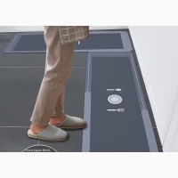 2pcs Absorbent Kitchen Mat