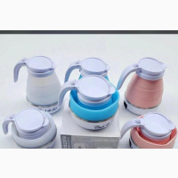Portable Travel Folding Electric Kettle - Blue