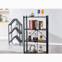 4 Layers Foldable Storage Rack