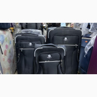 Set of Quality Light Weight Silver Polo Traveling Luggage