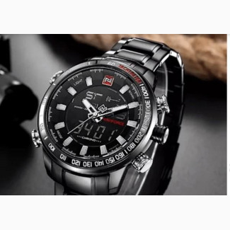 Naviforce Luxury Sport Business Casual Vogue Hot Fashion Watch - Black