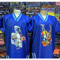 African Print Danshiki With Aso Oke