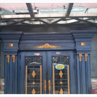 Glass Copper Door