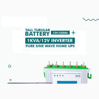 1kva Inverter With 1 Tubular Battery - Brand New