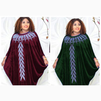 Original Bubu Velvet Women Free Gown