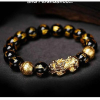Fortified Feng Shui Obsidian Wealth Bracelet