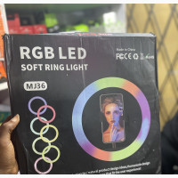 RGB 14 Inches Selfie Ring Light With Stand 35.5cm-15 Colours
