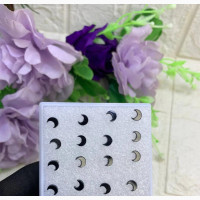8 Pairs of Pin Earrings