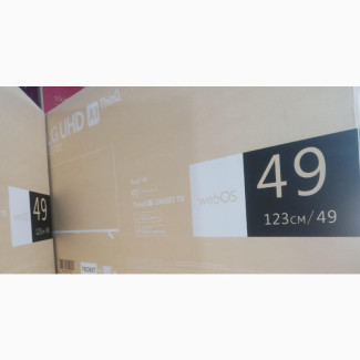 LG 49 UHD Smart TV Frameless - Brand New