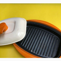 Tokunbo Microwave Grill Plate With Lid