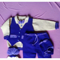 Crochet Baby Sweater Set