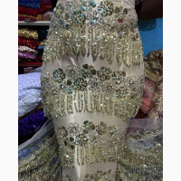 Fringe Luxury Beaded Lace Fabrics L9/11