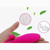 Remote Control G-Spot Vibrator and Clitoris Stimulator - Red